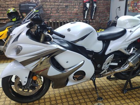 2013 Suzuki GSX 1300 R Hayabusa, белый, 1200000 рублей, вид 1