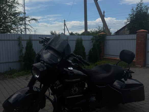 2014 Harley-Davidson Road King, чёрный, 1490000 рублей - вид 15