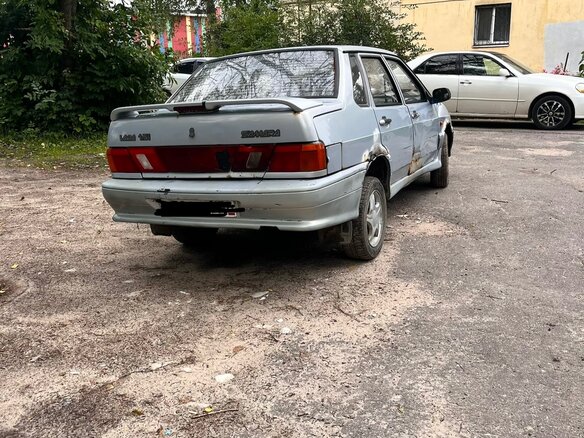 2005 Lada (ВАЗ) 2115, серебристый, 70000 рублей - вид 5