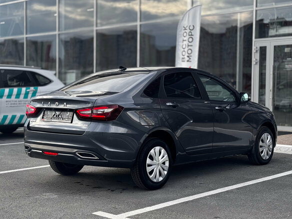 2024 Lada (ВАЗ) Vesta I Рестайлинг (NG), серый, 1240000 рублей - вид 4