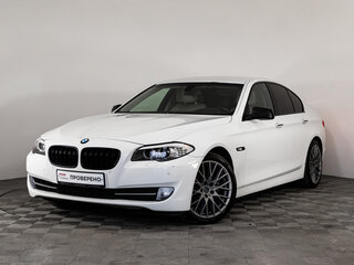 2013 BMW 5 серии 520i VI (F10/F11/F07), белый, 1325000 рублей, вид 1