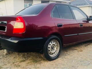 2007 Hyundai Accent ТагАЗ II, красный, 185000 рублей, вид 5