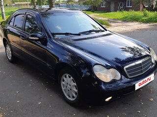 2001 Mercedes-Benz C-Класс 180 II (W203), синий, 595000 рублей, вид 3