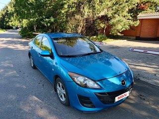 2011 Mazda 3 II (BL), голубой, 650000 рублей, вид 3