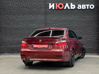 2004 BMW 5 серии 525i V (E60/E61), красный, 990000 рублей, вид 4