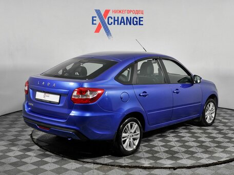 2022 Lada (ВАЗ) Granta I Рестайлинг, синий, 680000 рублей, вид 5