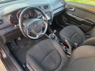 2015 Kia Rio III Рестайлинг, коричневый, 620000 рублей, вид 4
