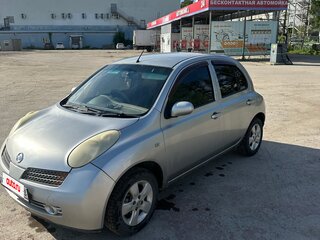 2002 Nissan March III (K12), серебристый, 265000 рублей, вид 3