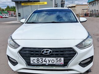 2017 Hyundai Solaris II, белый, 1030000 рублей, вид 2