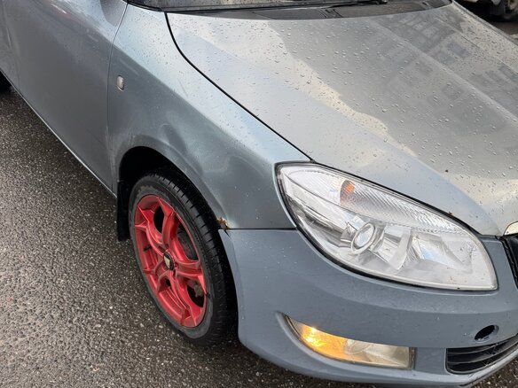 2012 Skoda Fabia II Рестайлинг, серый - вид 6