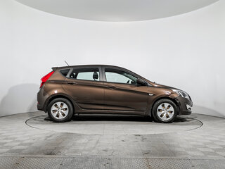 2014 Hyundai Solaris I Рестайлинг, коричневый, 715000 рублей, вид 4