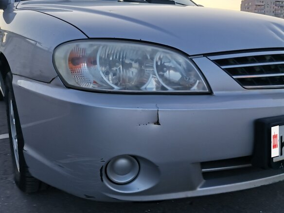 2007 Kia Spectra I Рестайлинг 2, серый - вид 16