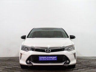 2017 Toyota Camry VII (XV50) Рестайлинг 2, белый, 1899000 рублей, вид 2