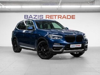 2017 BMW X3 30i xDrive III (G01), синий, 2900000 рублей, вид 3