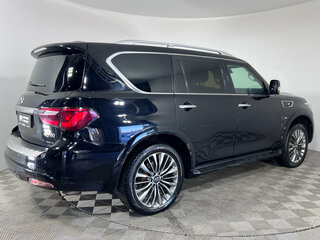 2018 Infiniti QX80 I Рестайлинг 2, чёрный, 7400000 рублей, вид 4