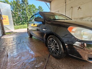 2007 Hyundai Verna II, чёрный, 300000 рублей, вид 1