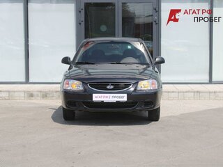 2007 Hyundai Accent ТагАЗ II, чёрный, 453000 рублей, вид 2