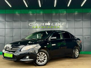 2008 Toyota Corolla X (E140, E150), чёрный, 569000 рублей, вид 2