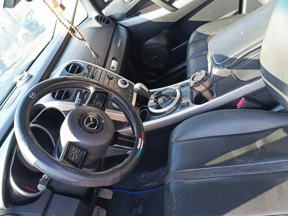 2008 Mazda CX-7 I, синий, 650000 рублей - вид 9