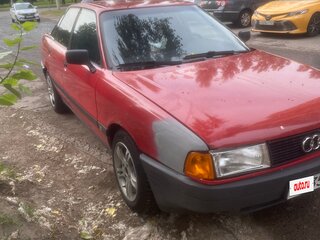 1988 Audi 80 IV (B3), красный, 160000 рублей, вид 4
