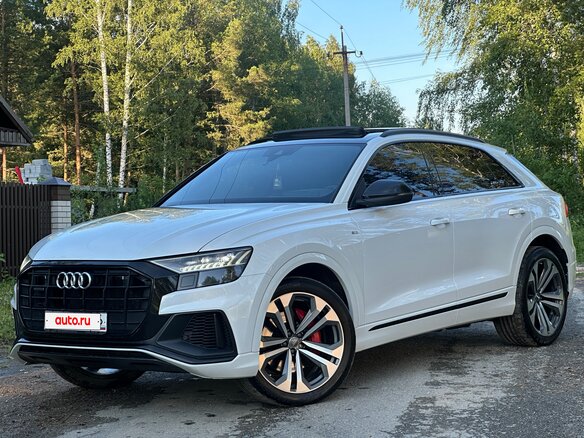 2019 Audi Q8 50 TDI I (4M), белый, 5950000 рублей - вид 15