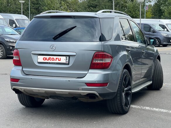 2010 Mercedes-Benz M-Класс 350 II (W164) Рестайлинг, серый - вид 7