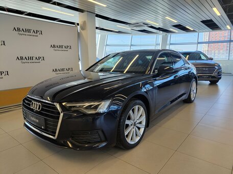 2021 Audi A6 45 TFSI V (C8), синий, 3488000 рублей, вид 1