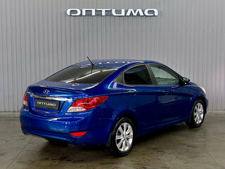 2013 Hyundai Solaris I, синий, 837000 рублей, вид 5