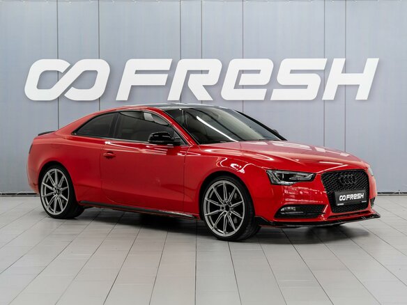 2014 Audi A5 I (8T) Рестайлинг, красный