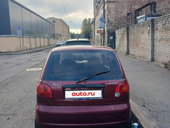 2009 Daewoo Matiz I Рестайлинг, пурпурный, 100000 рублей - вид 3