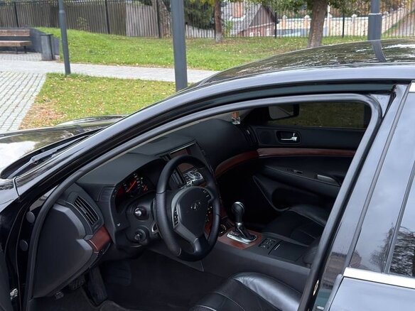 2007 Infiniti G G35 IV, чёрный - вид 9