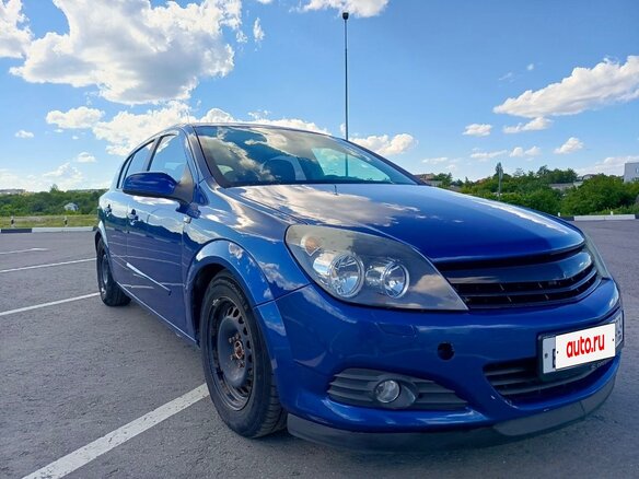 2008 Opel Astra H Рестайлинг, синий, 405000 рублей
