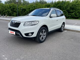 2011 Hyundai Santa Fe II Рестайлинг, белый, 1290000 рублей, вид 1