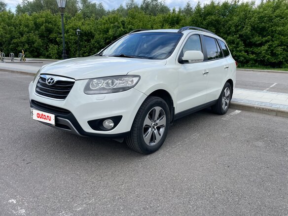 2011 Hyundai Santa Fe II Рестайлинг, белый, 1290000 рублей