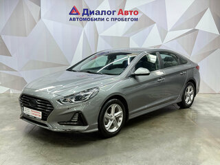 2018 Hyundai Sonata VII (LF) Рестайлинг, серый, 1770000 рублей, вид 1