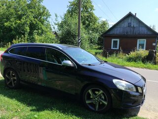 2011 Volvo V60 I, чёрный, 750000 рублей, вид 2