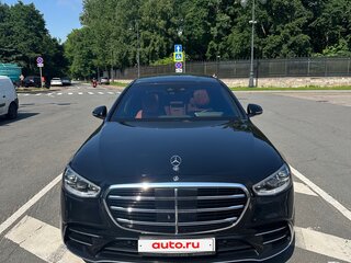 2021 Mercedes-Benz S-Класс 350 d Long 4MATIC VII (W223), чёрный, 10200000 рублей, вид 2