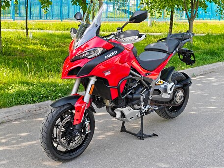 2018 Ducati Multistrada 1260, пурпурный, 1500000 рублей, вид 1