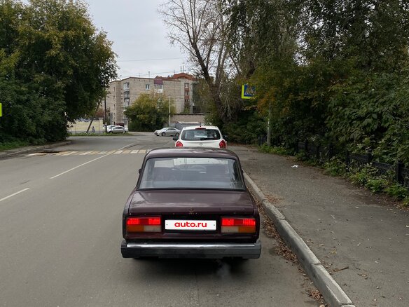 2006 Lada (ВАЗ) 2107, красный, 120000 рублей - вид 2