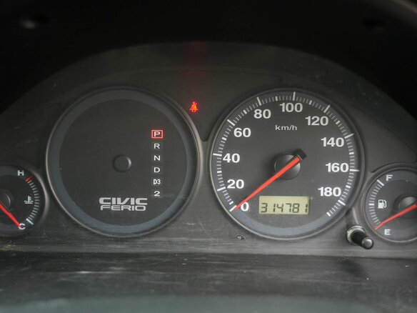 2001 Honda Civic Ferio III, синий, 350000 рублей - вид 10