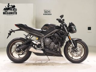 2022 Triumph Street Triple, чёрный, 1176000 рублей, вид 1