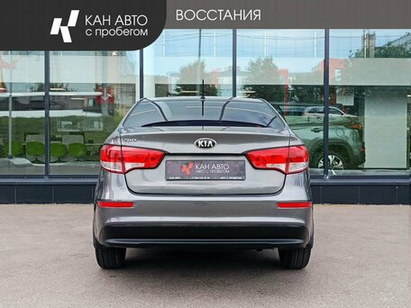2015 Kia Rio III Рестайлинг, серый, 862919 рублей, вид 4