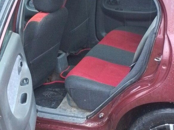 2007 Kia Spectra I Рестайлинг 2, красный, 135000 рублей - вид 6