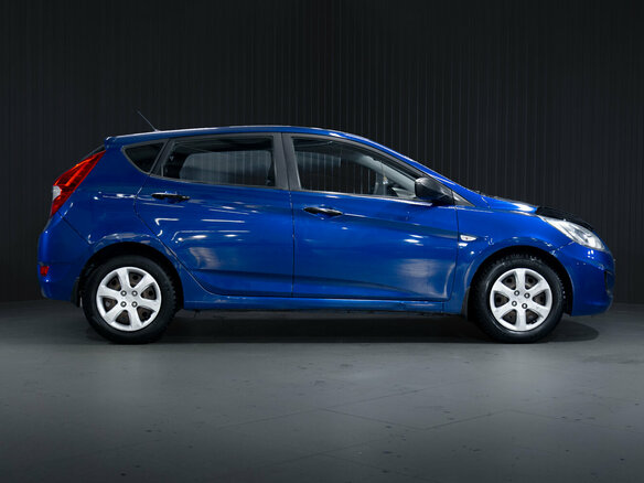 2013 Hyundai Solaris I, синий - вид 7