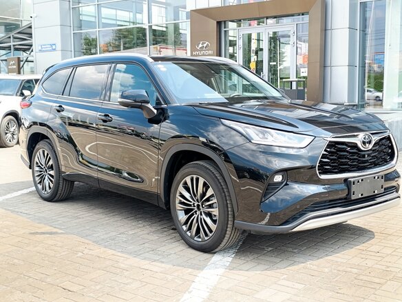2026 Toyota Highlander IV (XU70), чёрный, 5550000 рублей - вид 2