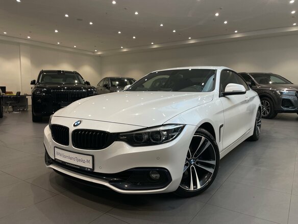 2019 BMW 4 серии 420i F32/F33/F36 Рестайлинг, белый, 2898000 рублей