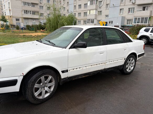 1991 Audi 100 IV (C4), белый, 210000 рублей - вид 2