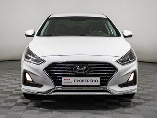2019 Hyundai Sonata VII (LF) Рестайлинг, белый, 1558359 рублей, вид 2