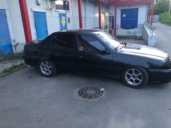2008 Daewoo Nexia I Рестайлинг, чёрный, 100000 рублей - вид 1