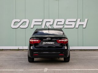 2013 Kia Rio 4-speed III, чёрный, 875000 рублей, вид 4